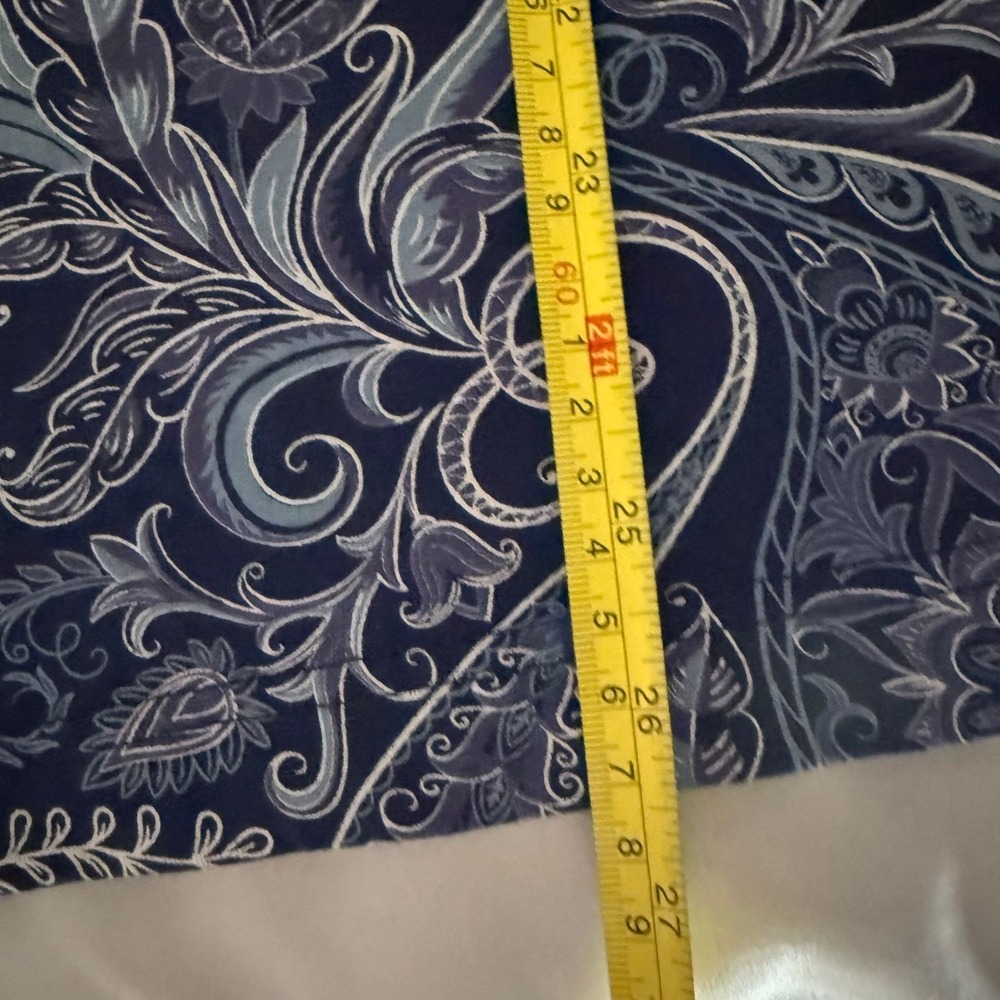 Robert Graham Mens XL Classic Fit Polo Shirt Blue Purple Paisley Print All Over - Picture 7 of 7